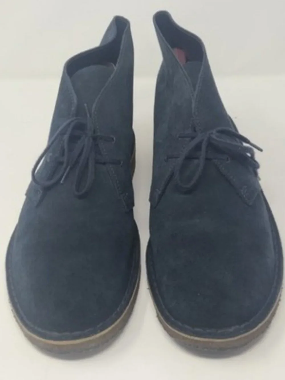Clarks Originals Charles F Stead Navy Suede Desert Boots Chukka 12M